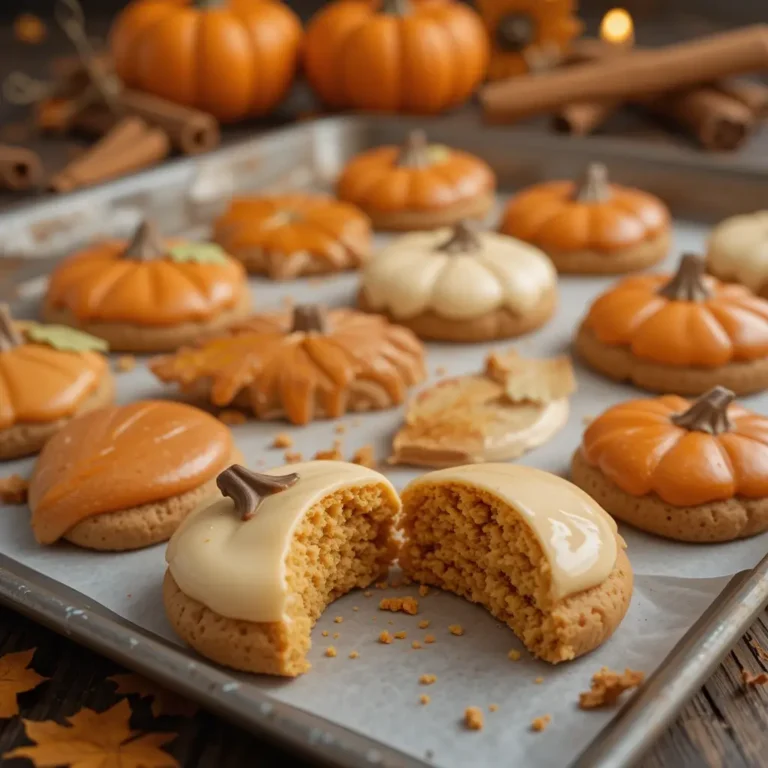 Pumpkin Cookies Royal Icing