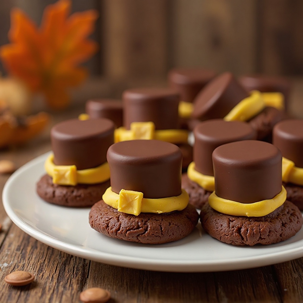 Pilgrim Hat Cookies