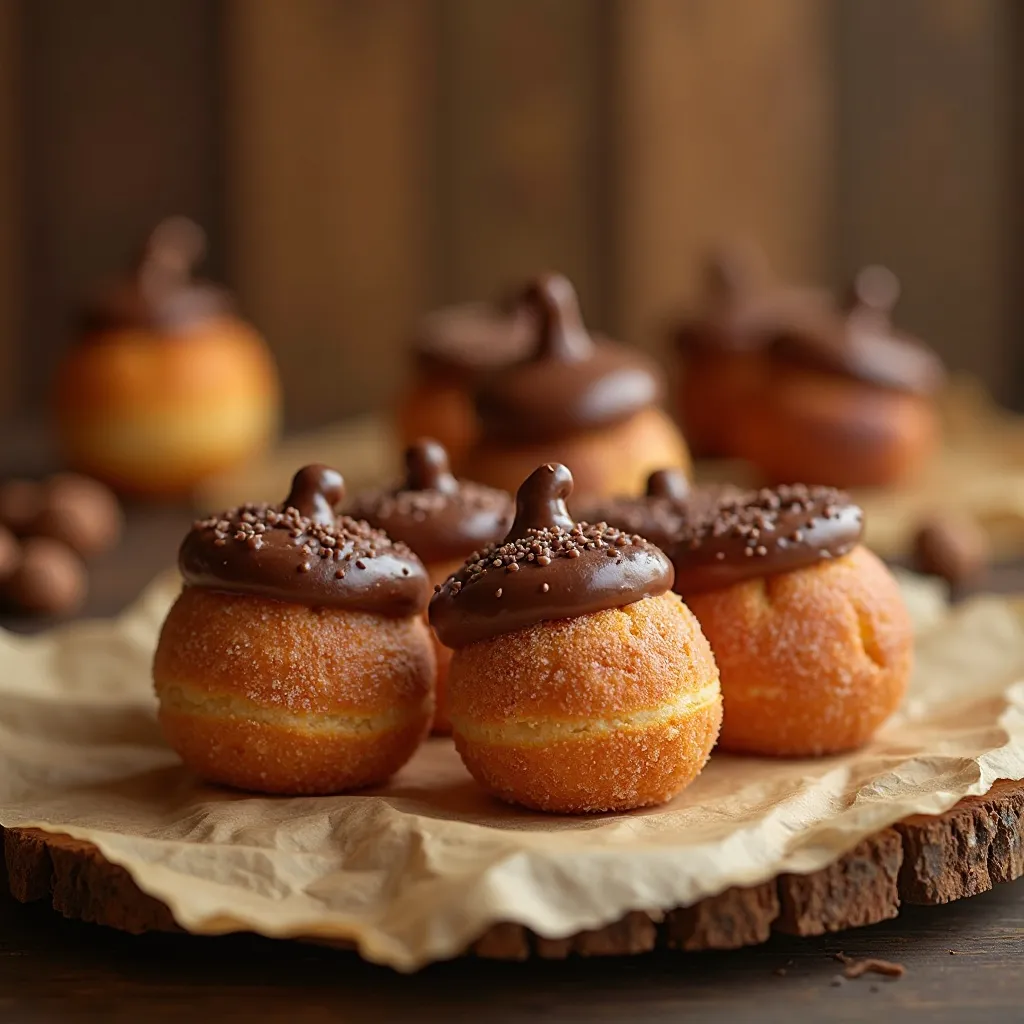 Acorn Donut Holes