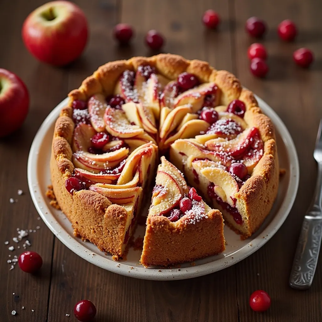 Apple Cranberry Pie