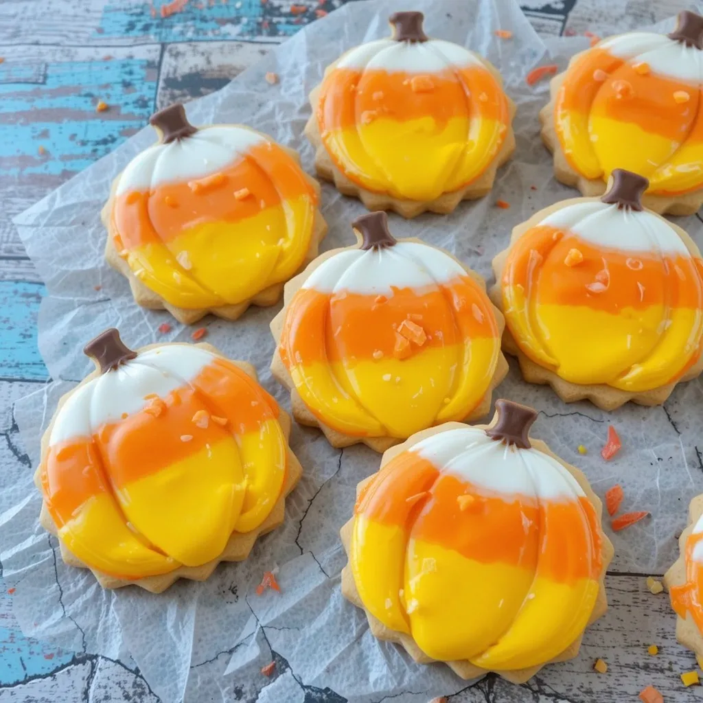 Candy Corn Pumpkins