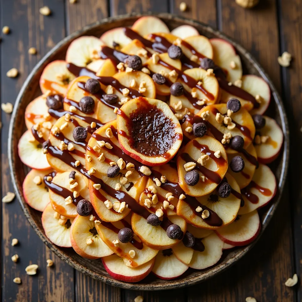 Caramel Apple Nachos
