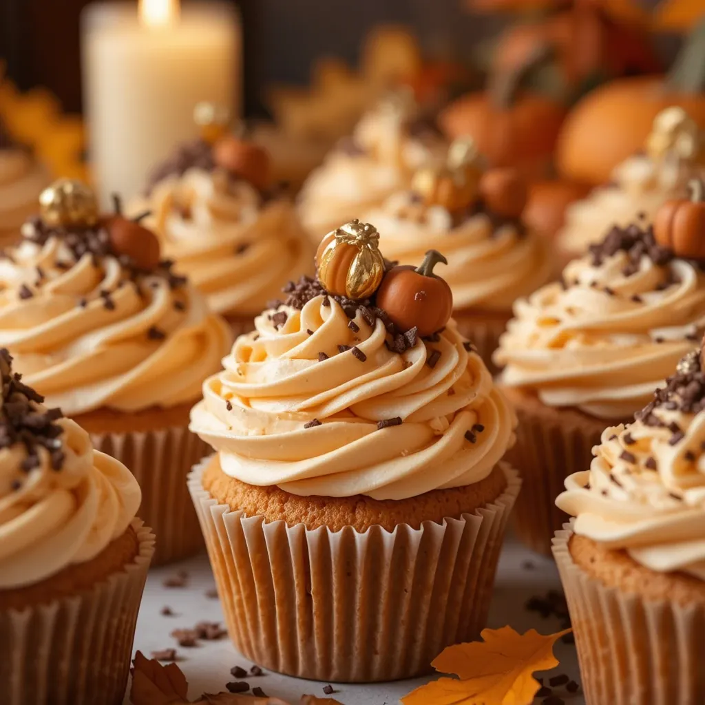 Fancy Thanksgiving Cupcakes