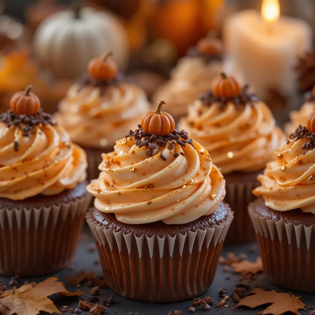 Fancy Thanksgiving Cupcakes