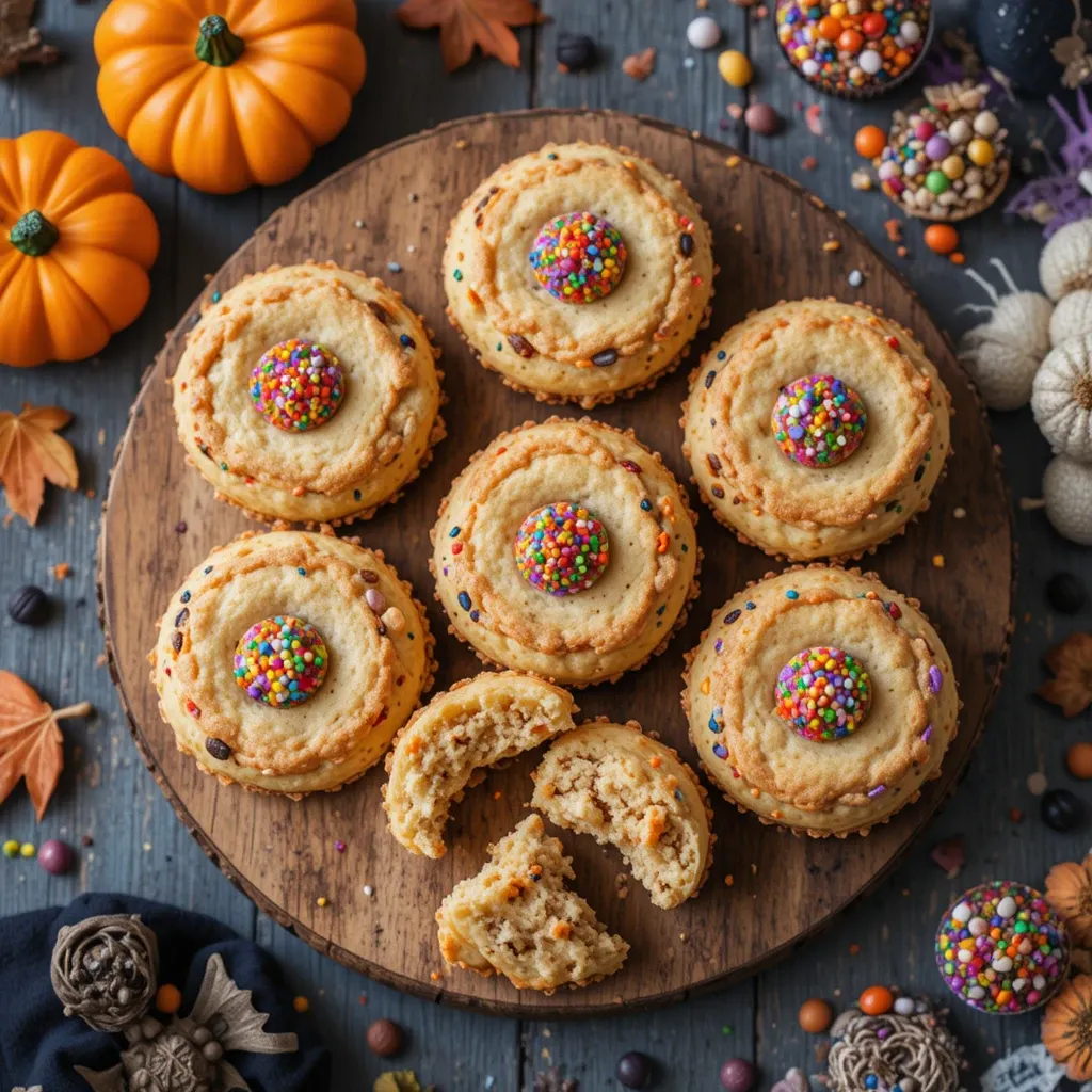 Halloween Cookies With Sprinkles