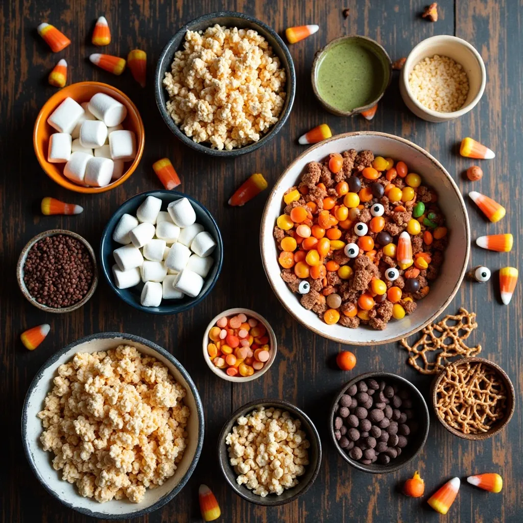 Halloween Rice Krispies Treats