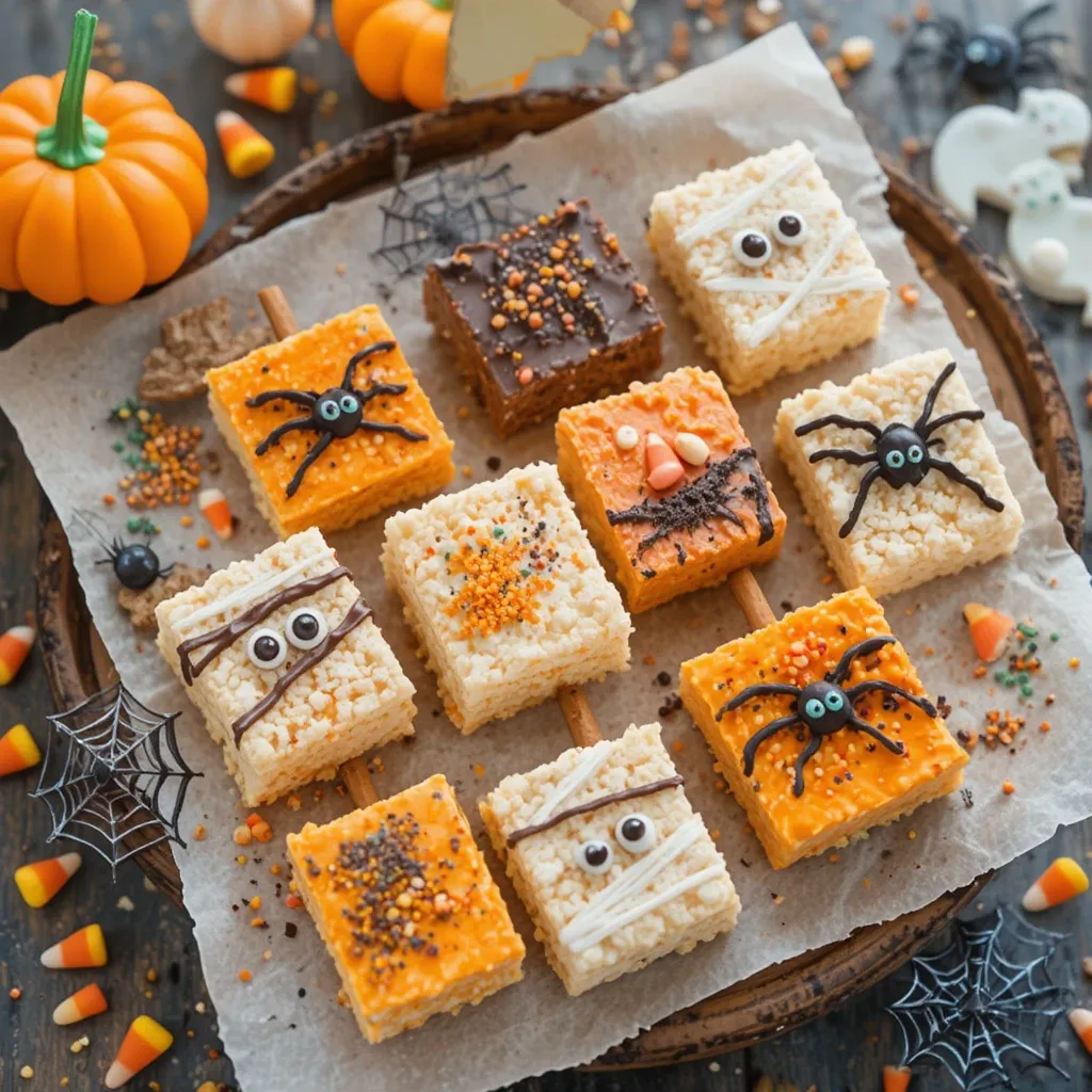 Halloween Rice Krispies Treats