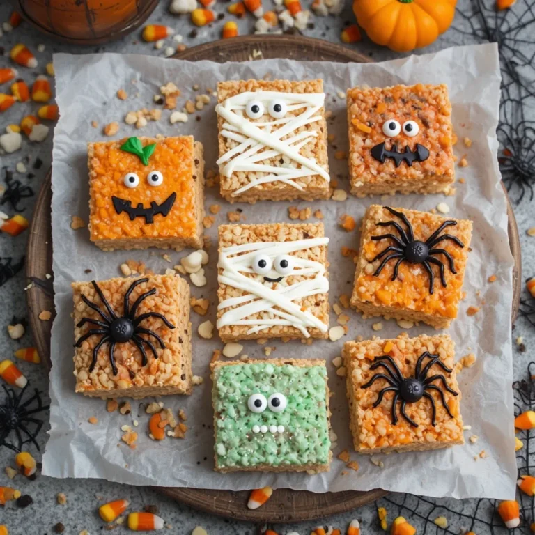 Halloween Rice Krispies Treats