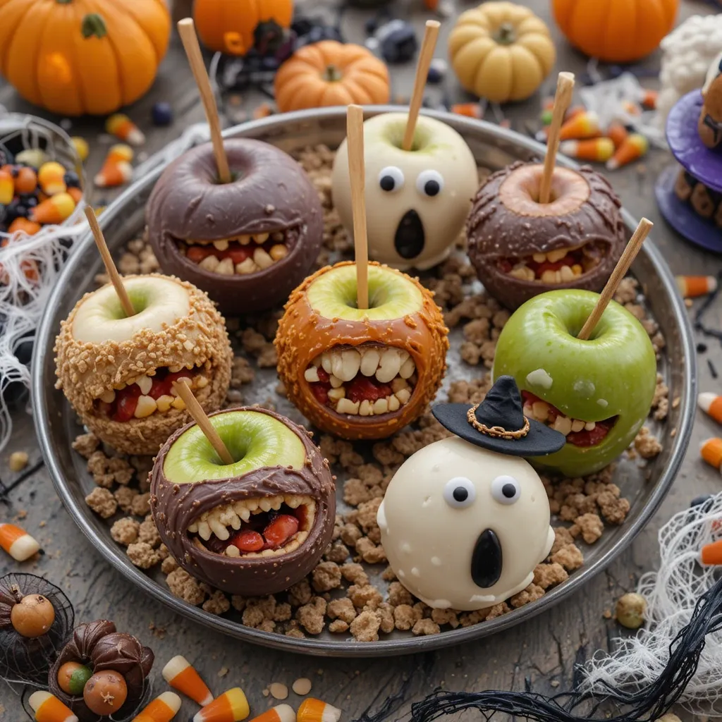 Halloween Treats with Apples