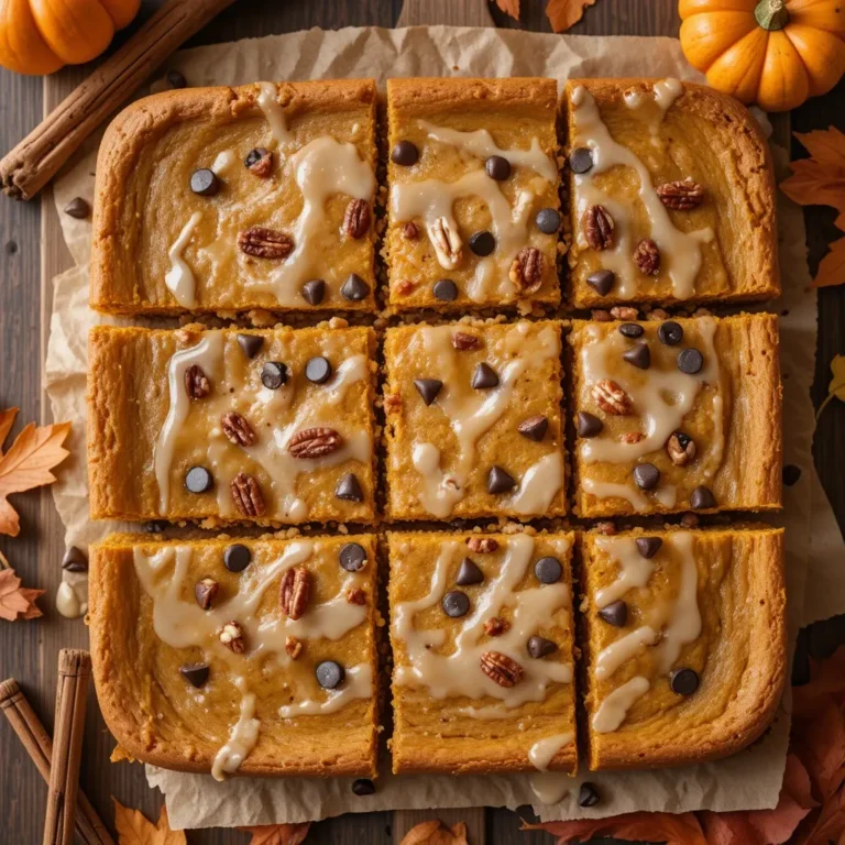 Healthy Pumpkin Bars