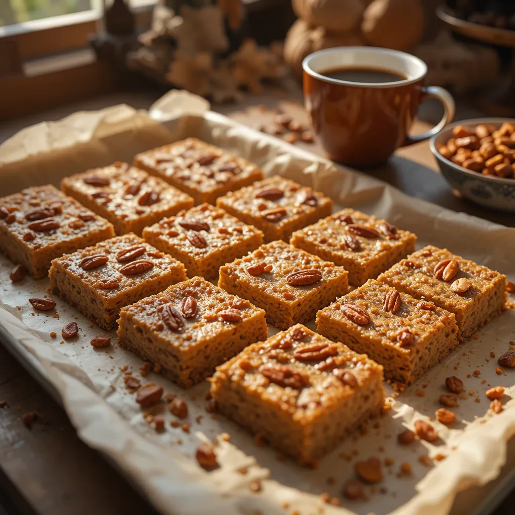 Maple Pecan Cookie Bars