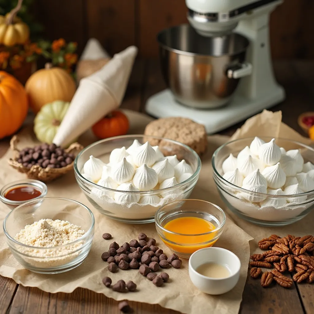 Meringue Cookies Thanksgiving