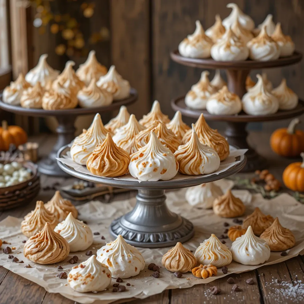 Meringue Cookies Thanksgiving