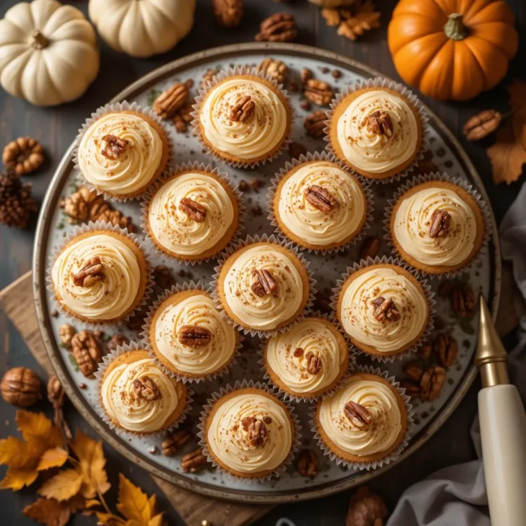 Mini Cupcakes for Thanksgiving