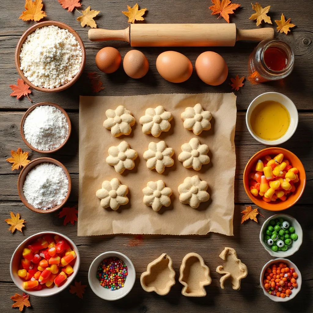 Mini Thanksgiving Cookies Decorated