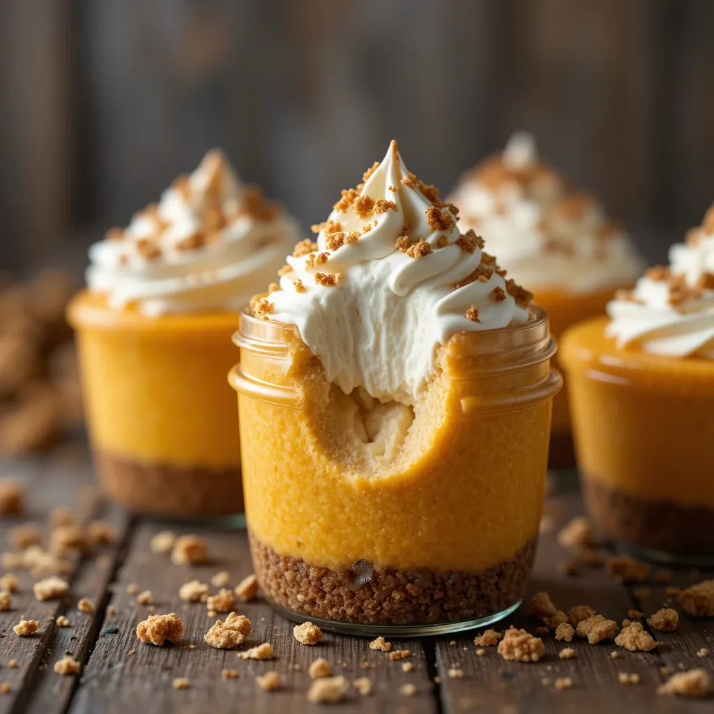 No-Bake Pumpkin Cheesecake Cups