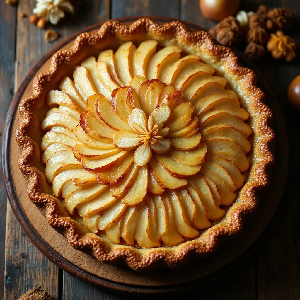 Pear and Ginger Pie