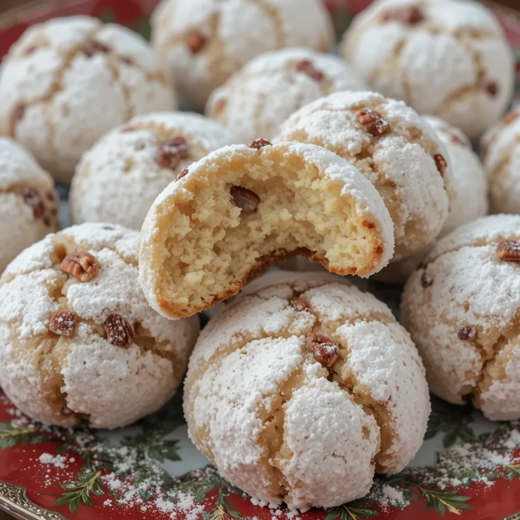 Pecan Butterball Cookies