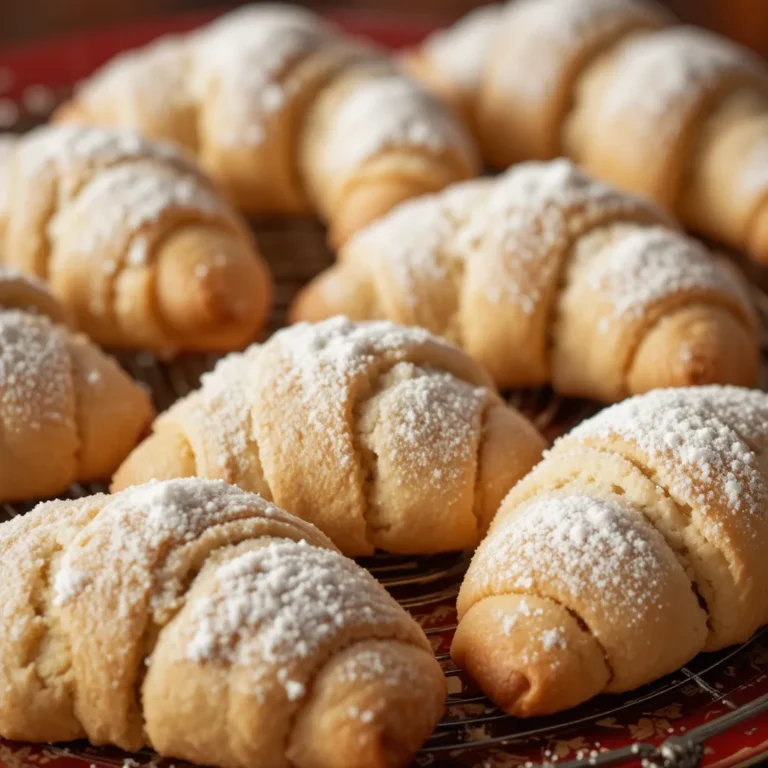 Pecan Crescent Cookies