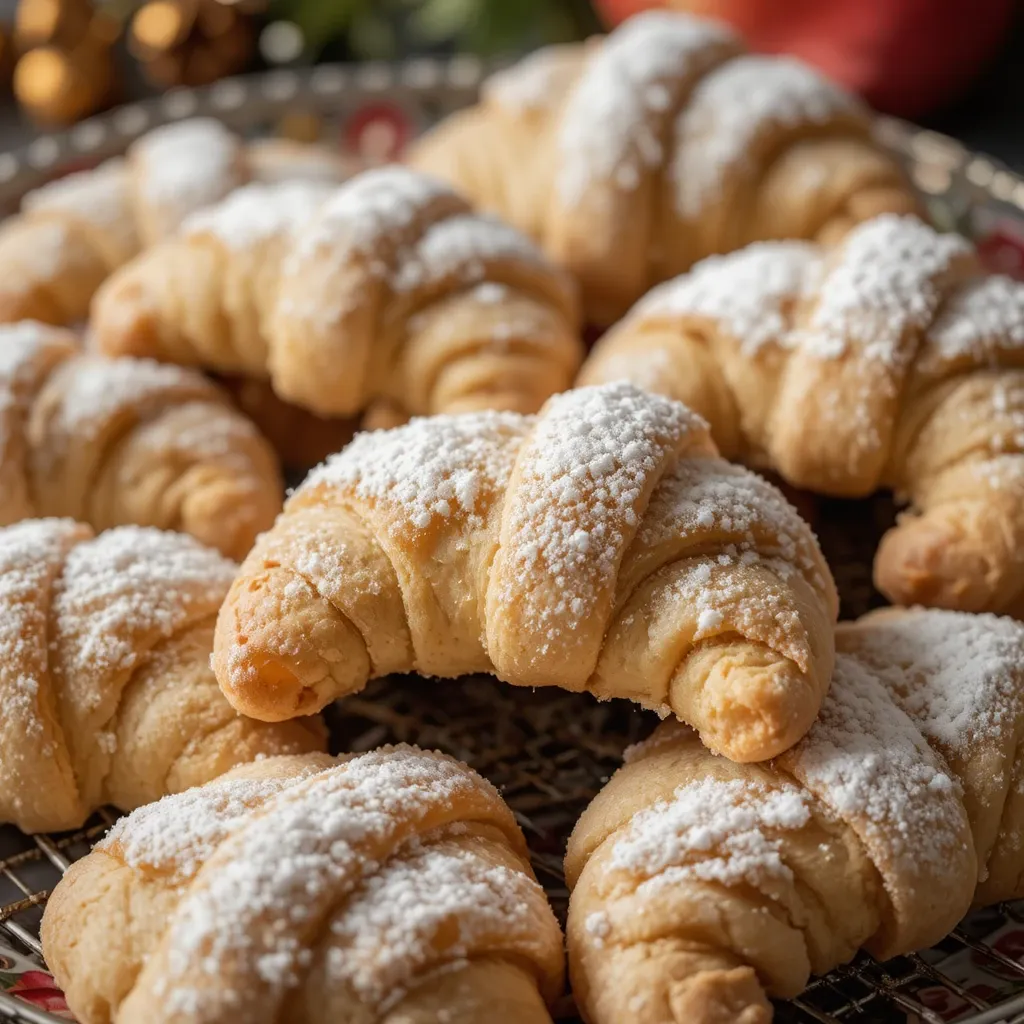 Pecan Crescent Cookies