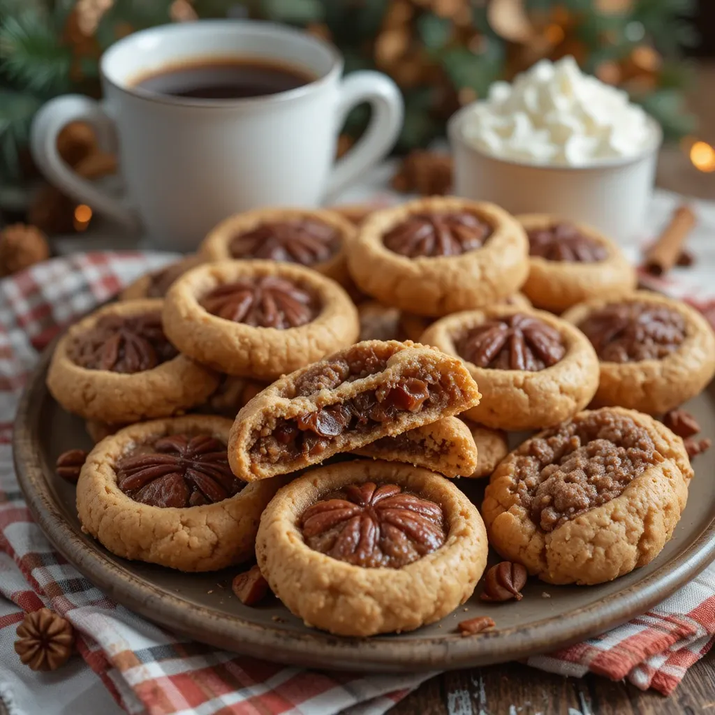 Pecan Pie Cookies with Pie Crust 