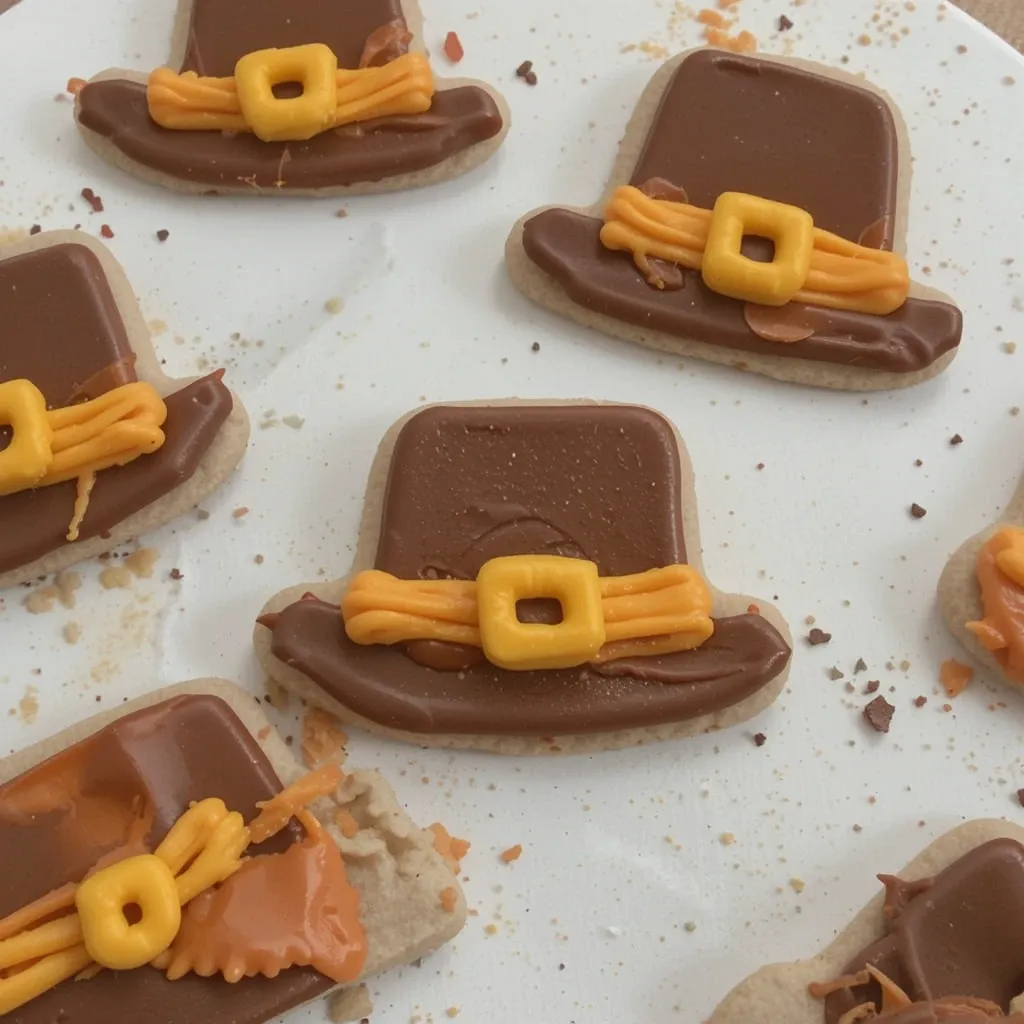 Pilgrim Hat Cookies