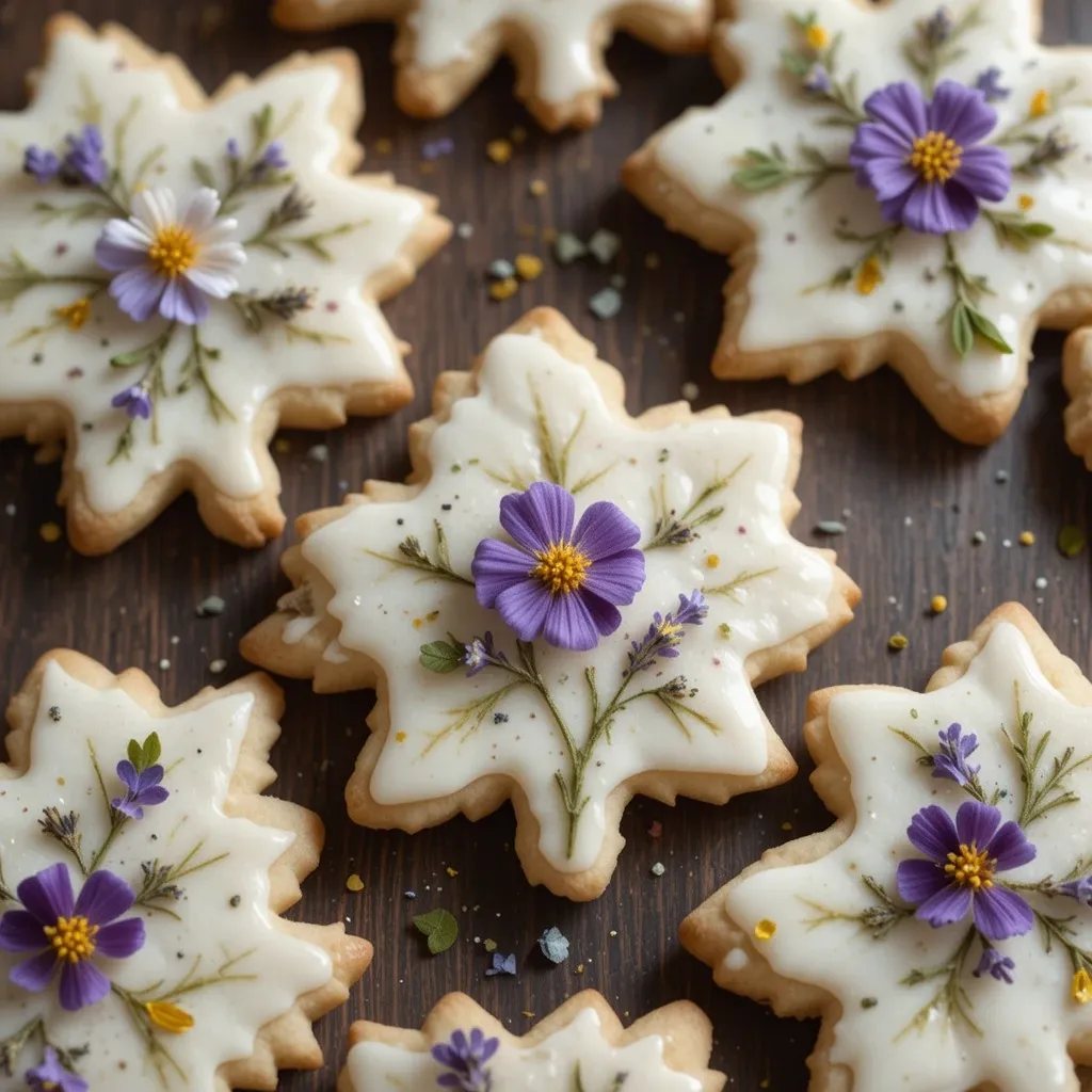 Pressed Flower Fall Leaves