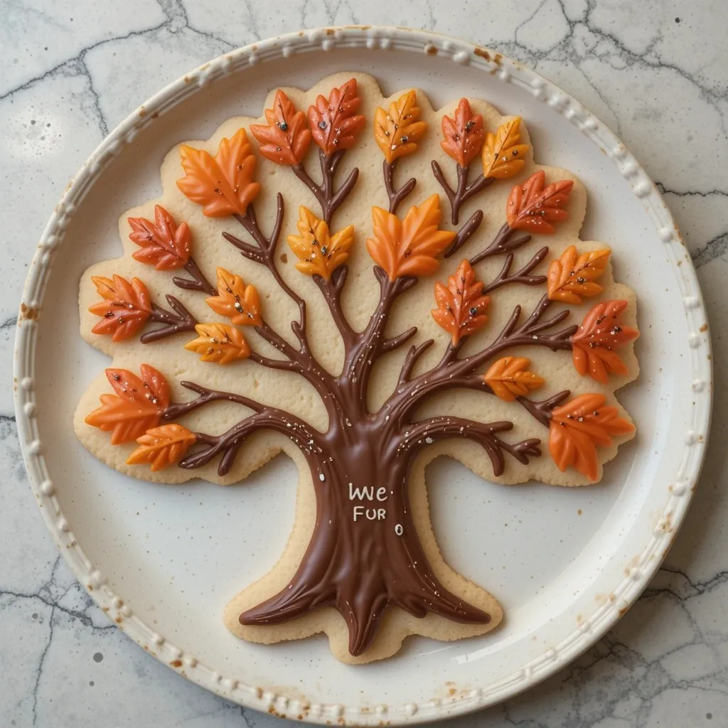 Thankful Tree Cookies