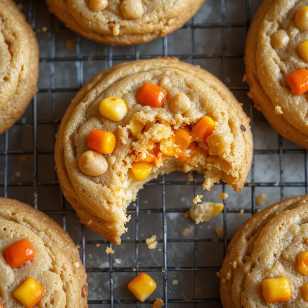 Thanksgiving Cookies Candy Corn