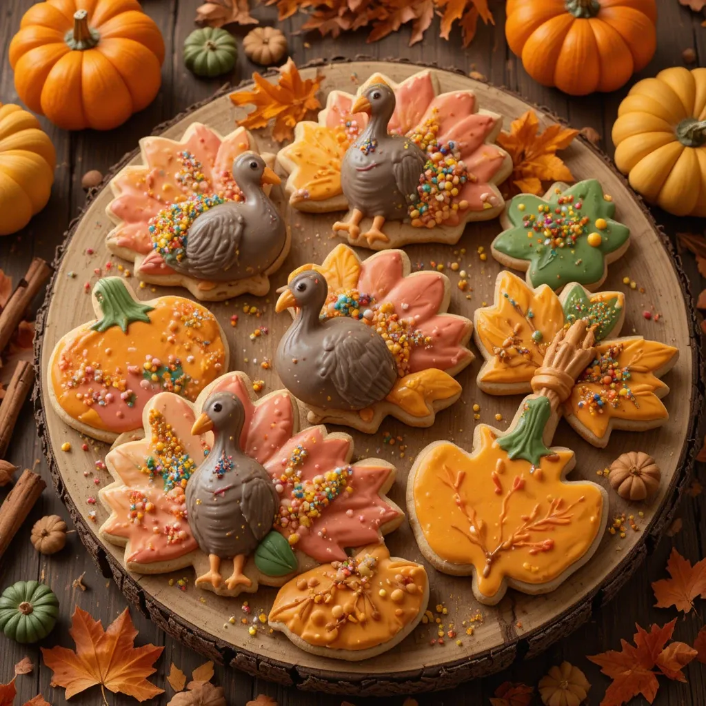 Thanksgiving Cookies Cutout