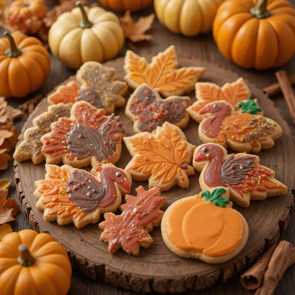 Thanksgiving Cookies Cutout