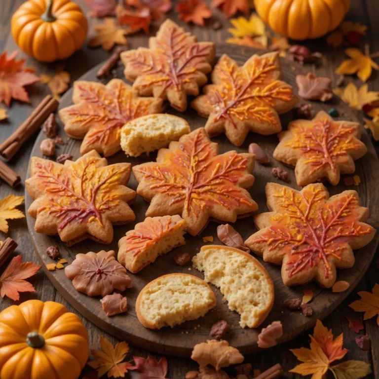 Thanksgiving Cookies Leaves