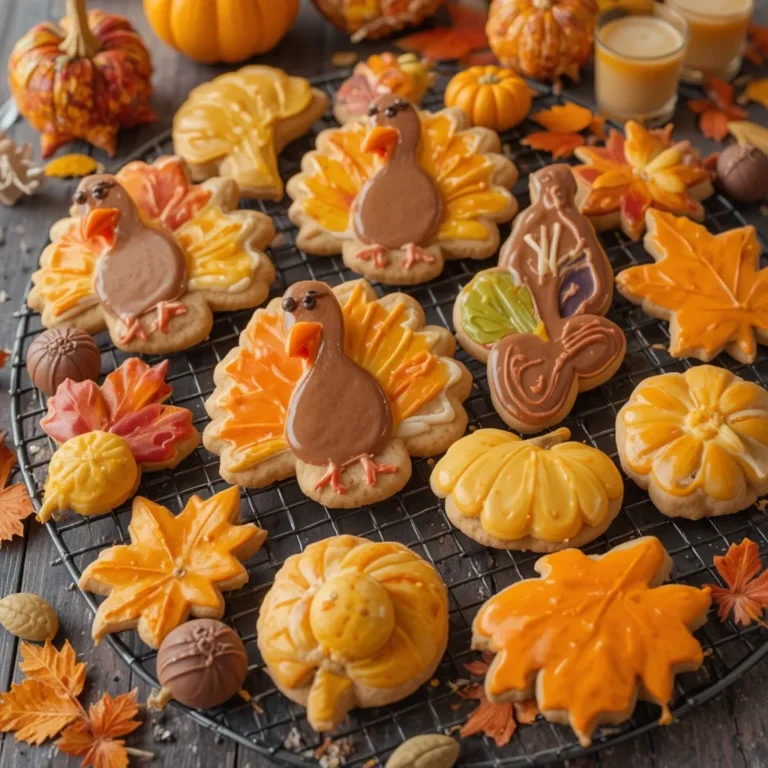 Thanksgiving Cookies Royal Icing