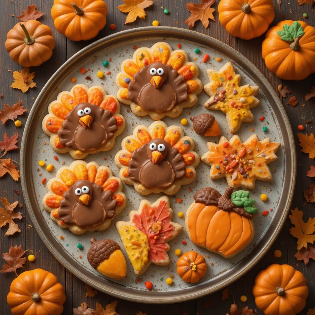 Thanksgiving Cookies for School