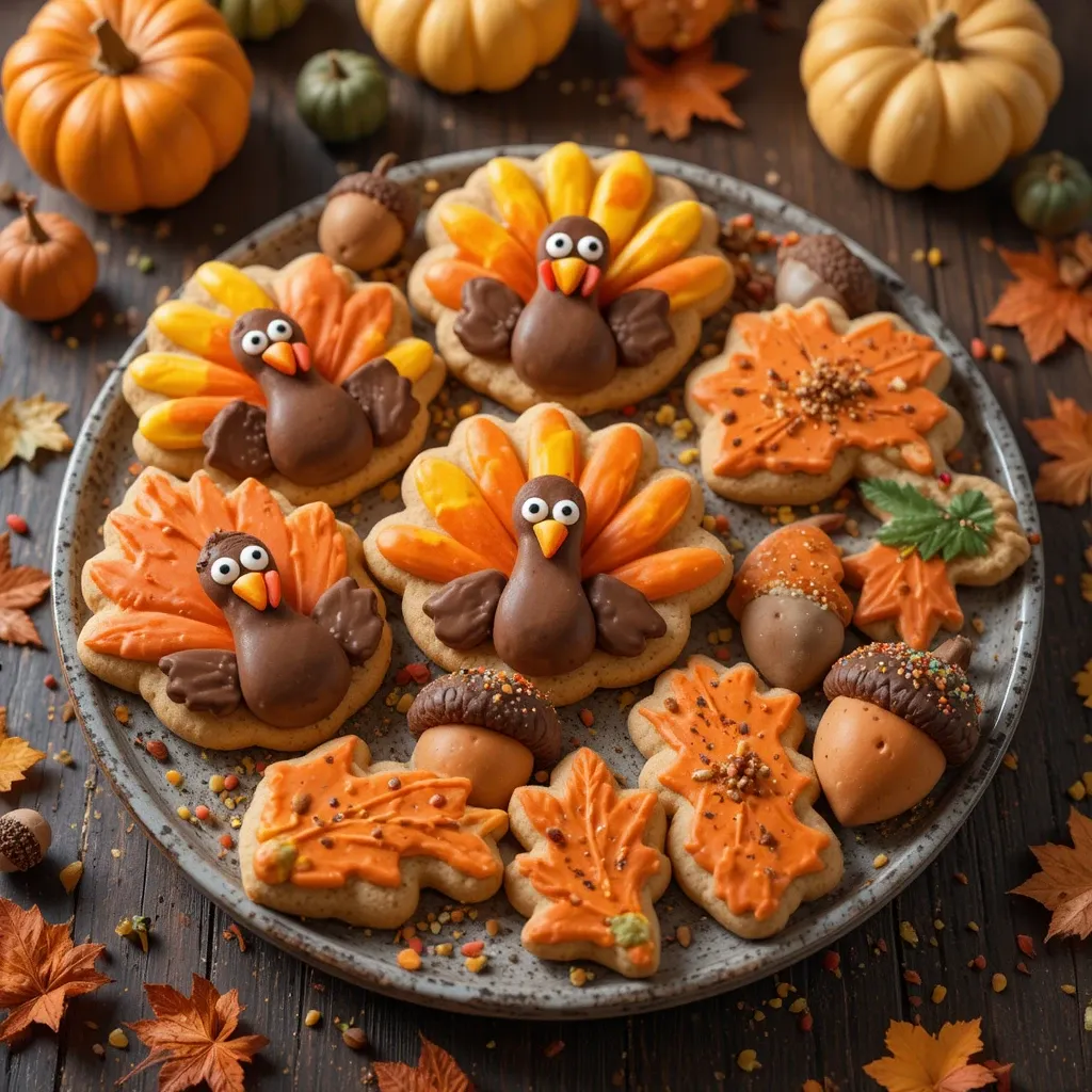 Thanksgiving Cookies for School