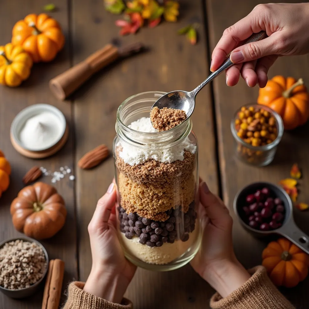 Thanksgiving Cookies in a Jar