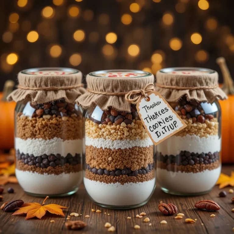 Thanksgiving Cookies in a Jar