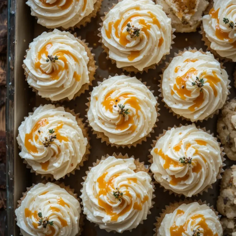 Thanksgiving Cupcakes Mashed Potatoes