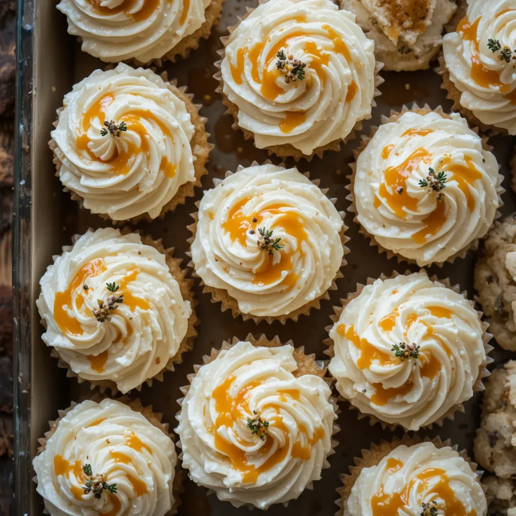 Thanksgiving Cupcakes Mashed Potatoes