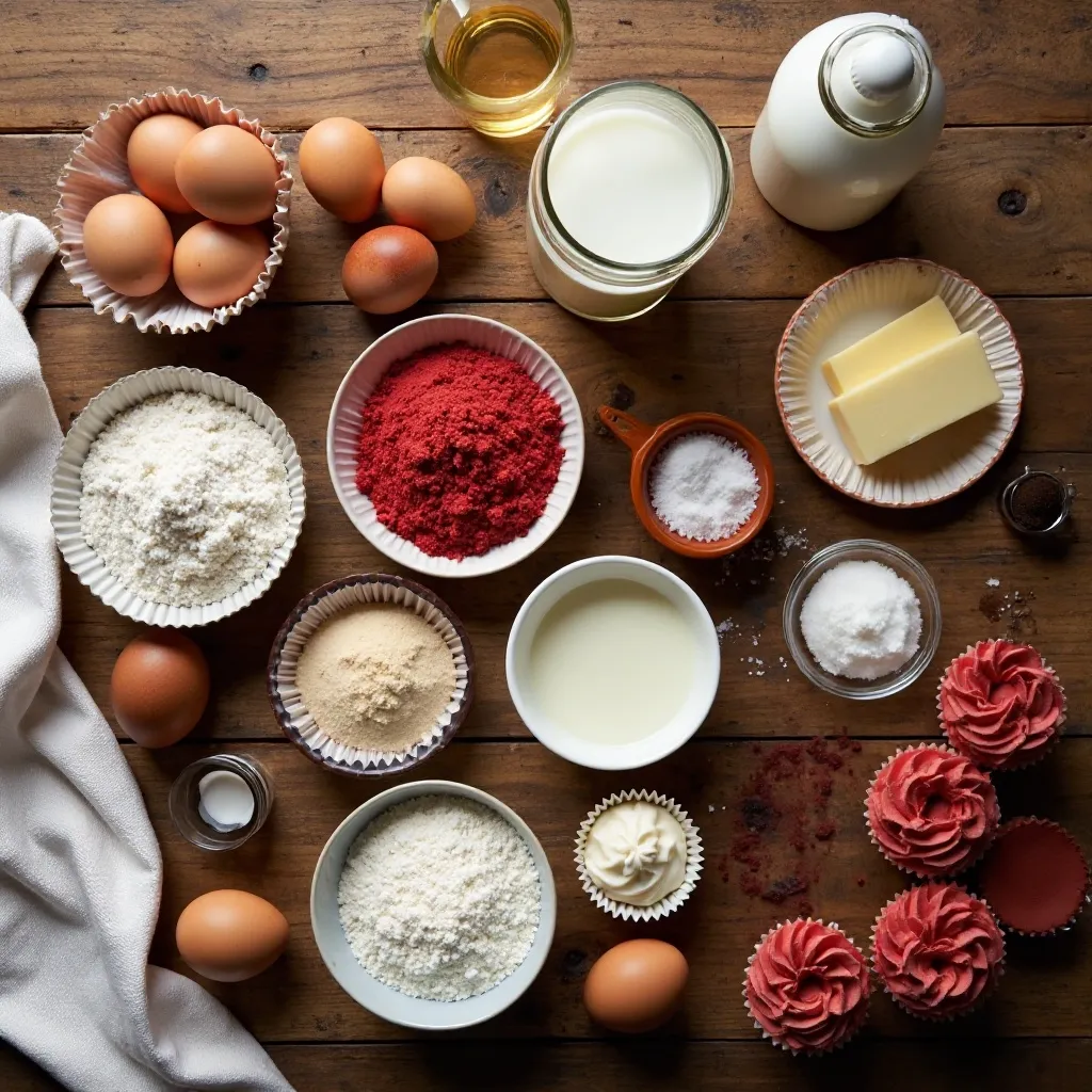 Thanksgiving Cupcakes Red Velvet