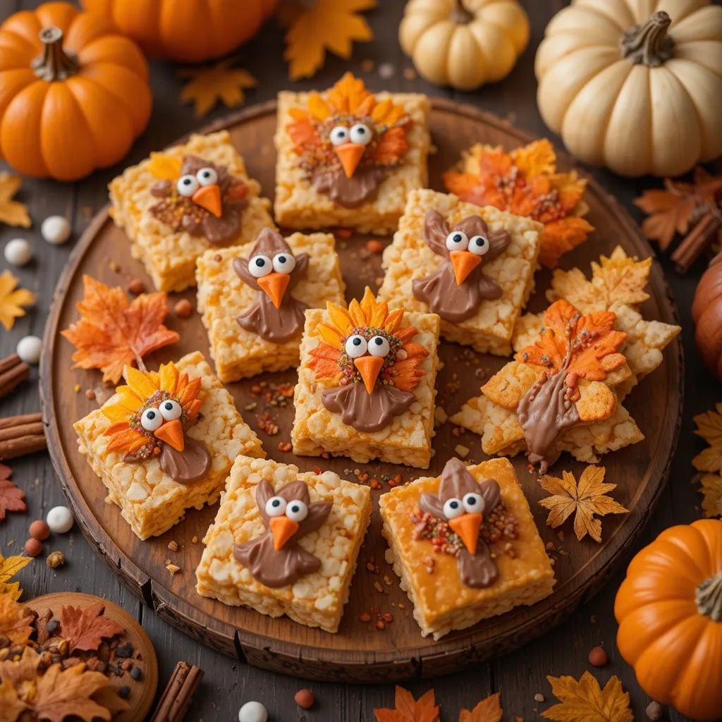 Thanksgiving Marshmallow Treats