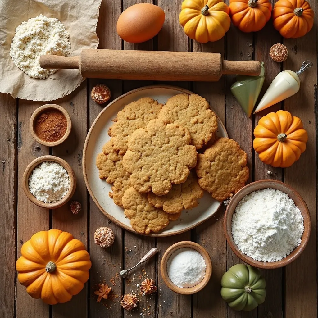 Thanksgiving Pumpkin Cookies Decorated