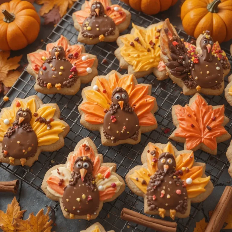 Thanksgiving Sugar Cookies Buttercream