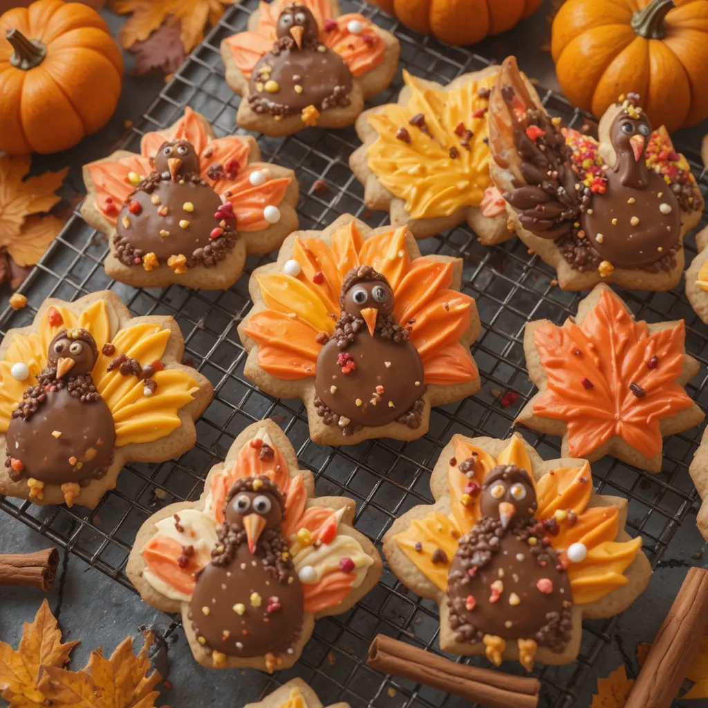 Thanksgiving Sugar Cookies Buttercream