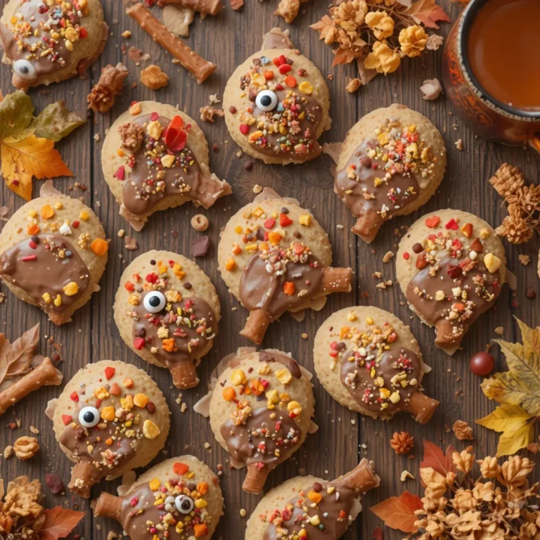 Thanksgiving Turkey Leg Cookies