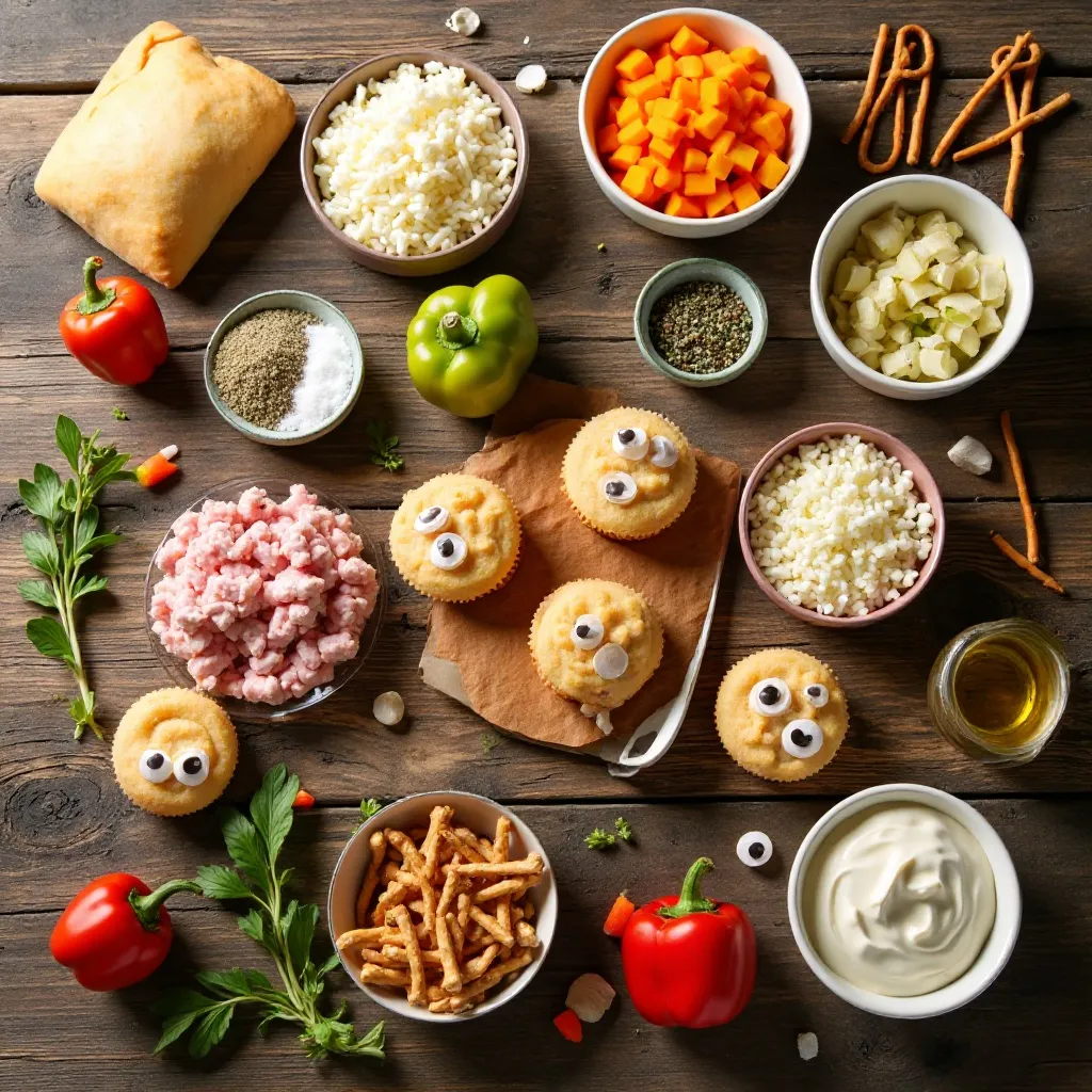 Turkey Cupcakes Thanksgiving Appetizers