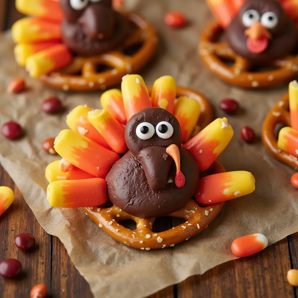Turkey Pretzel Treats