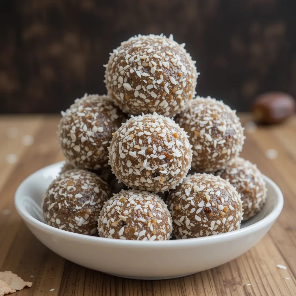 Coconut Date Energy Balls
