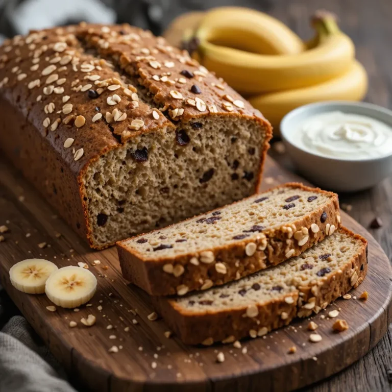 Protein Banana Bread with Oats