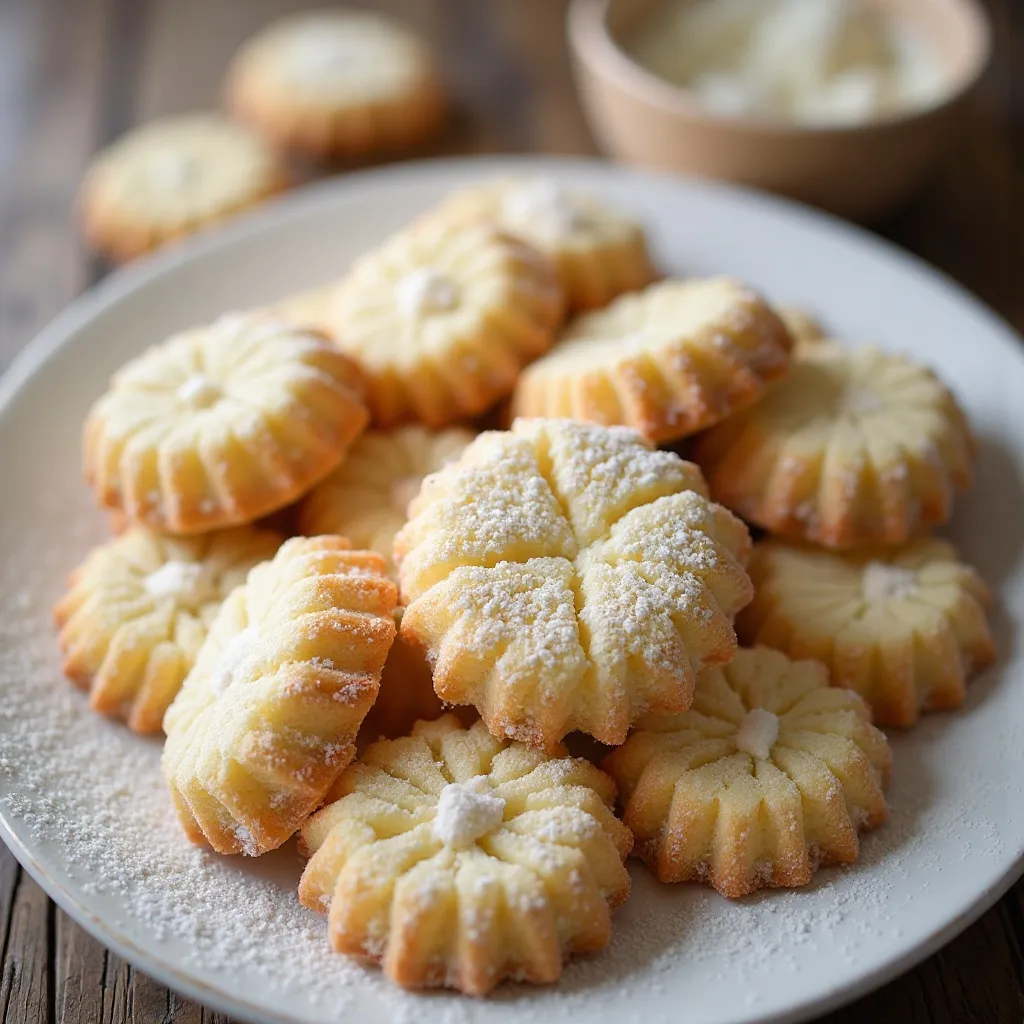 Spanish Polvorones (Almond Cookies)